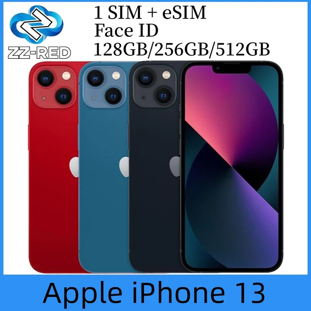 Apple iPhone 13 6.1" Super Retina XDR OLED Unlocked RAM 4GB ROM 128/256/512GB Face ID NFC A15 IOS 5G Original Mobile Phone