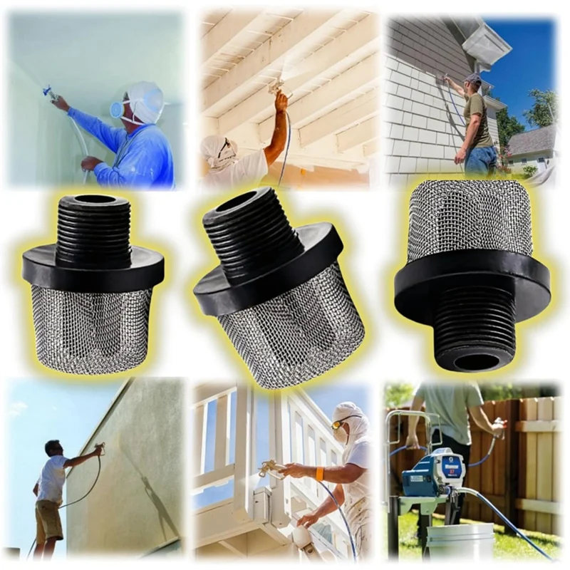 M11K-6Pc 288716 3/4IN Filter Inlet Suction Strainer For Airless Sprayer For Prox7 Prox17 Prox9 Prox19 Airless Sprayer Painter