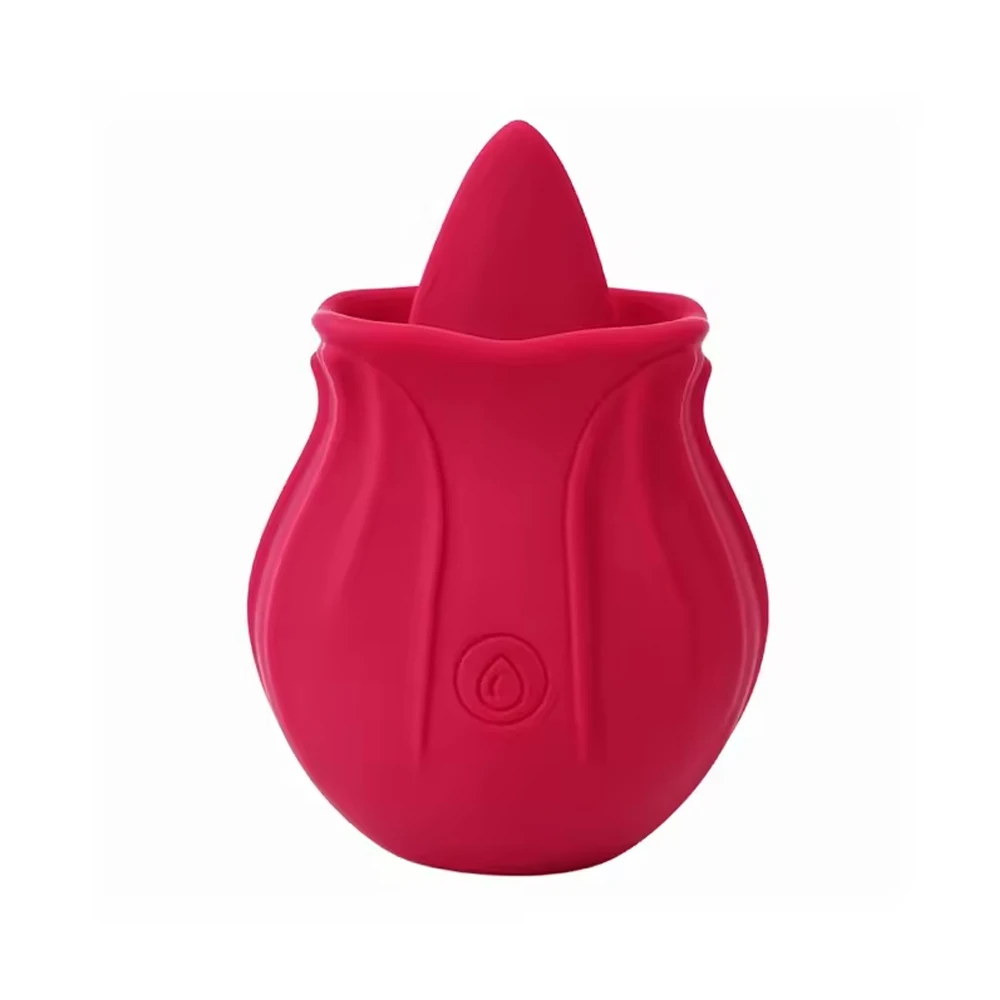 Rose Toy Tongue Licking Vibrator for Women Clit Stimulator Nipple Vibrating Massager Female G Spot Masturbator Sex Toy for Adult