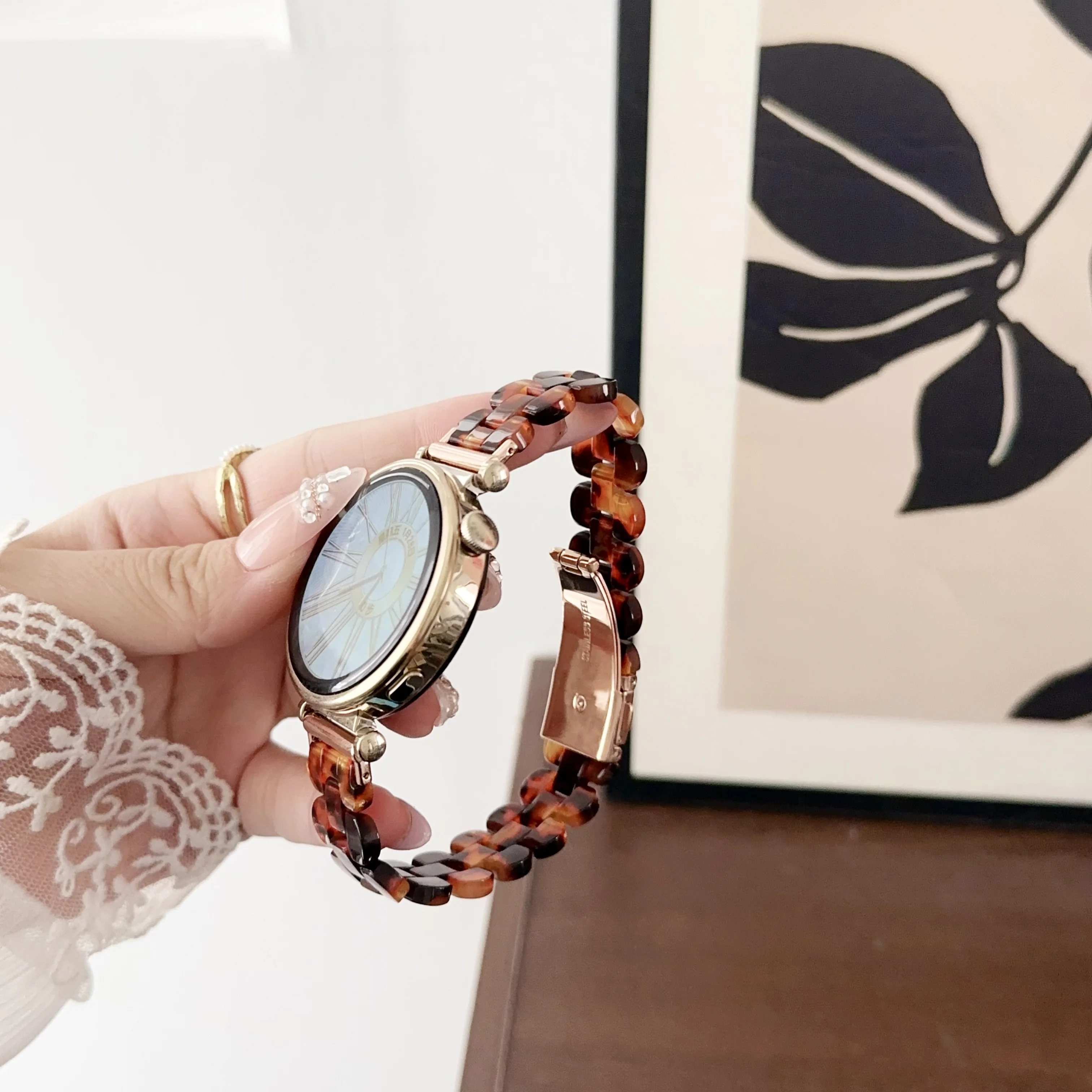 14mm resin strap for huawei gt4 41mm watch3/4 gt3gt2 garmin