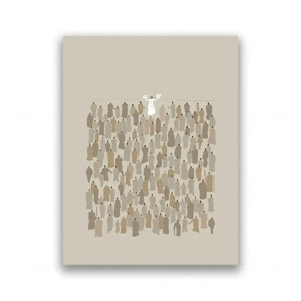Divine Grace: Modern Christian Wall Art Canvas Print
