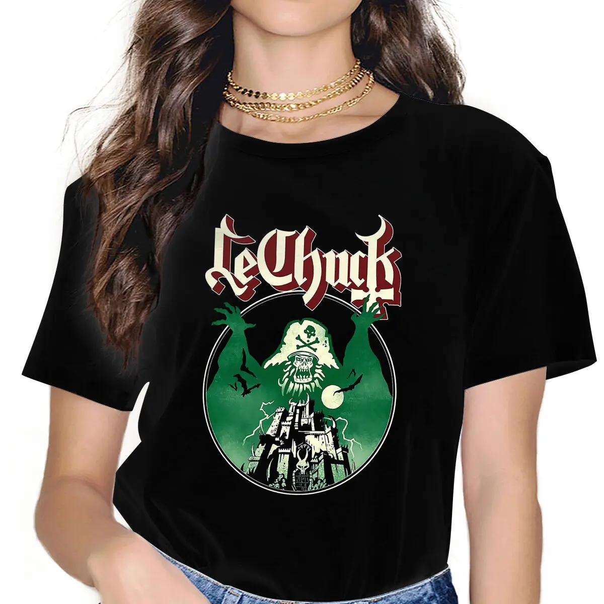 

Monkey Island Best Merchandise Ghost Pirate Lechuck Tshirt Homme Women's Streetwear Unisex Blusas T Shirt For Women