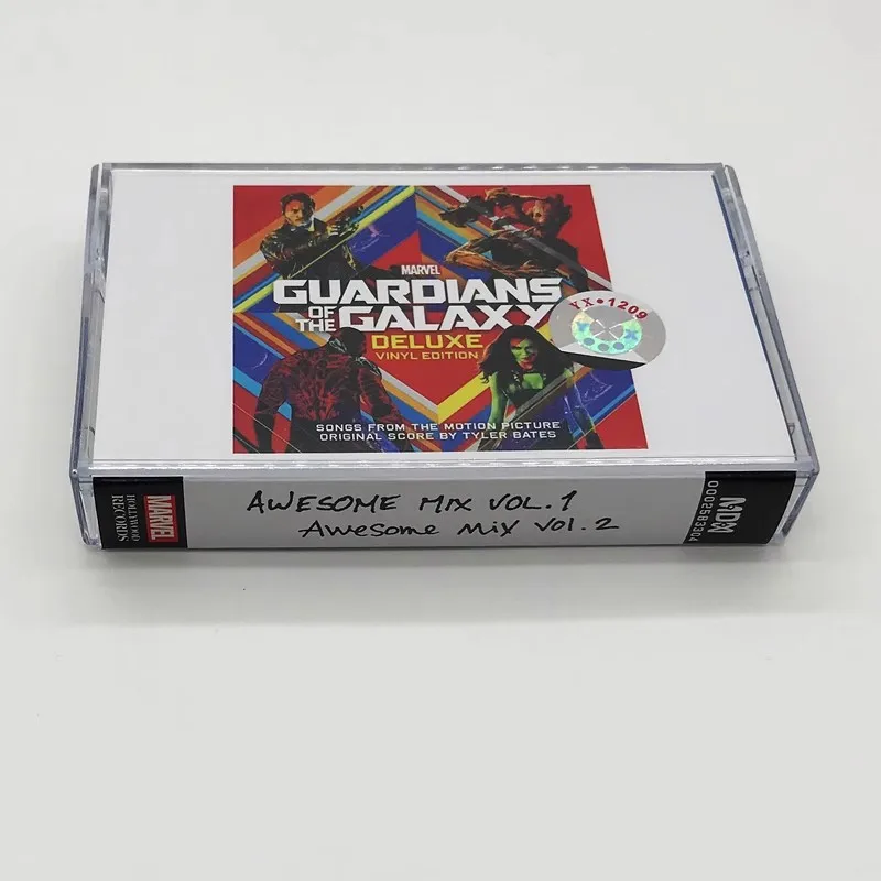 Marvel Guardians of the Galaxy Raccoon Groot Star-Lord Music Tapes Cosplay Soundtrack Box Cassettes Car Walkman Tape Props Gifts