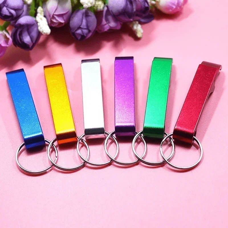 10/20PCS Creative Keychain Beer Opener Bottle Opener Large Aluminum Alloy Mini Can Beer Opener Gift