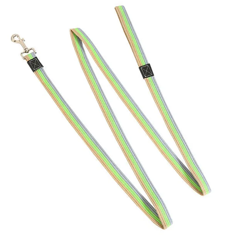 Dog Training Leash 2m Long Pet Lead Non-Slip Rubber Nylon Training Walking Rope Work Dog Leashes For Small Medium Large Big Dogs