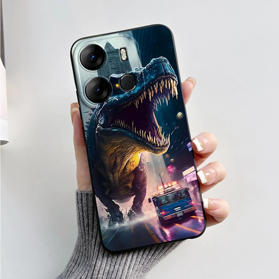 Luxury Marble Soft Silicone Phone Case - Tecno Pop 7 Series