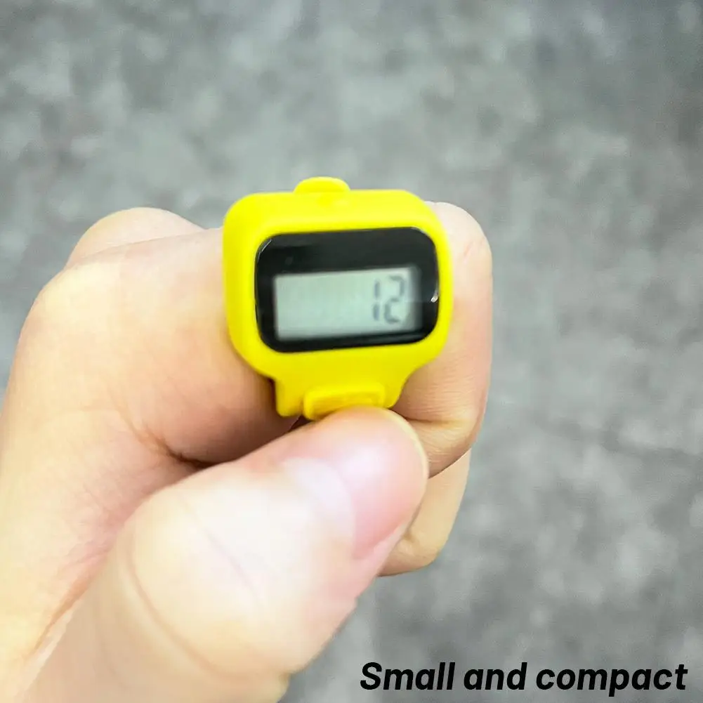 Hand Tally Counter Fitness Electronic Finger Counter Mini Digital Display Hand Tally Counter 5-Digit Number Count Clicker Resettable