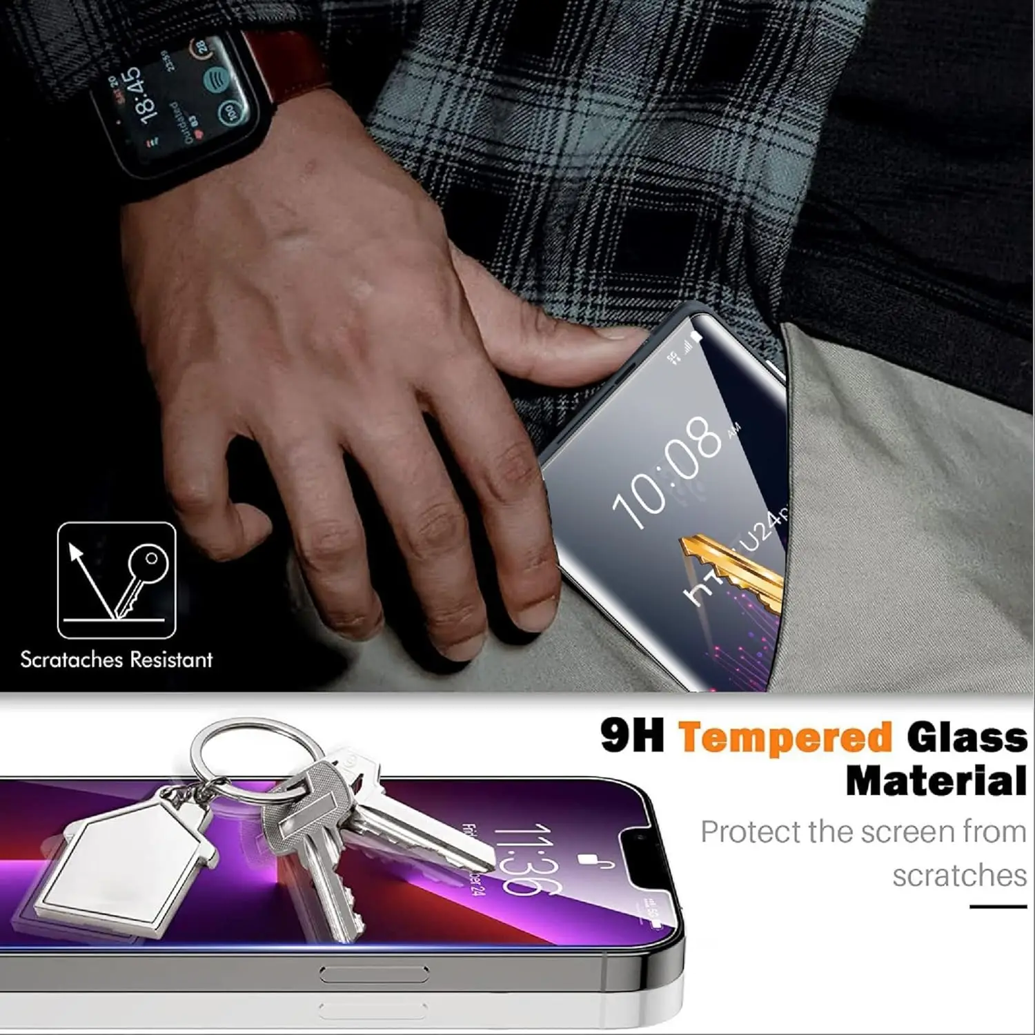 3D Curved Tempered Glass Screen Protector - Enhanced Protective Glass