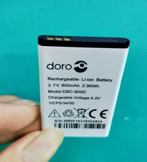 800mah Dbc800d Battery For Doro 500 506 508 509 510 515 6520 6030 Cell