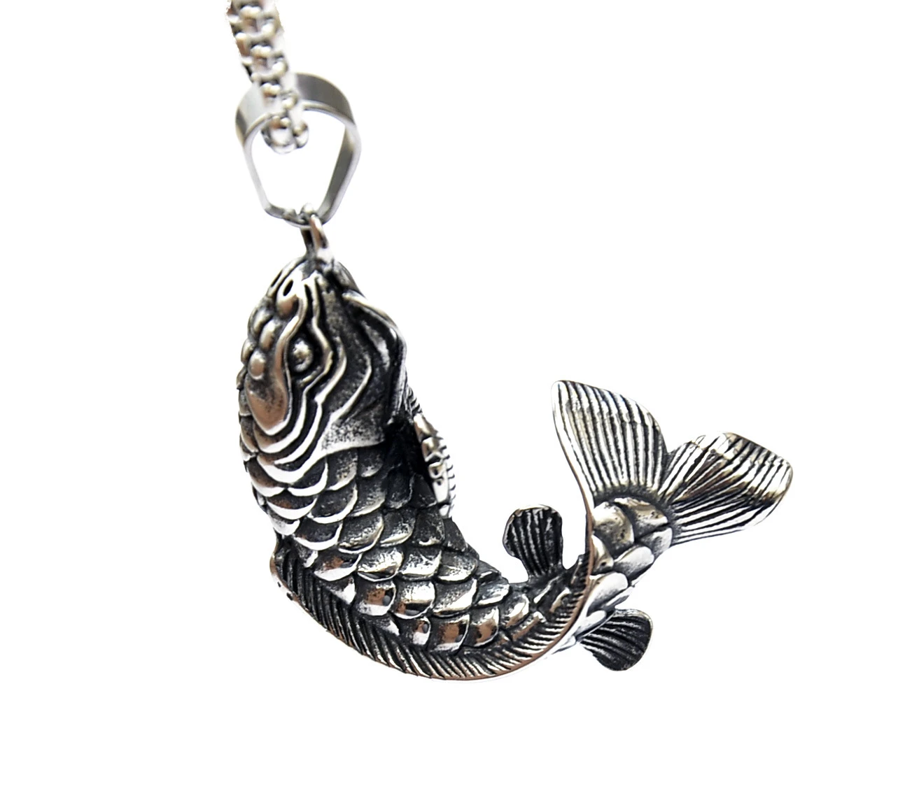 Stainless Steel Jewelry Making | Fish Pendant Necklace Koi | Stainless  Steel Pendant - Pendants - Aliexpress