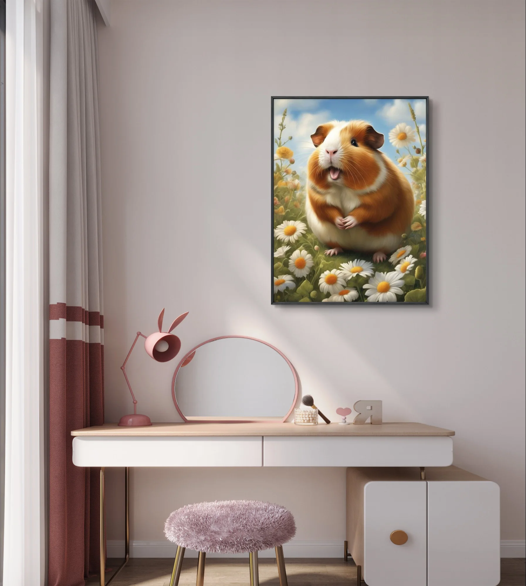 Guinea Pig 5D Diamond Painting Cartoon Mouse Diy Diamond Embroidery Cross Stitch Living Room Bedroom Wall Decor Children's Hand