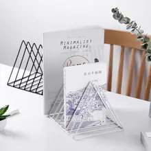 

Vinyl Record Tripod Storage Rack High-Quality Iron Wire Space-Saving Bookshelf Creative Finishing Cd Disc Holder Album Decor