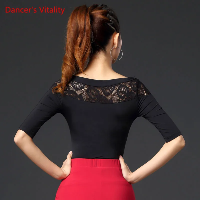 Latin Dance Shirts for Female Adult Performance