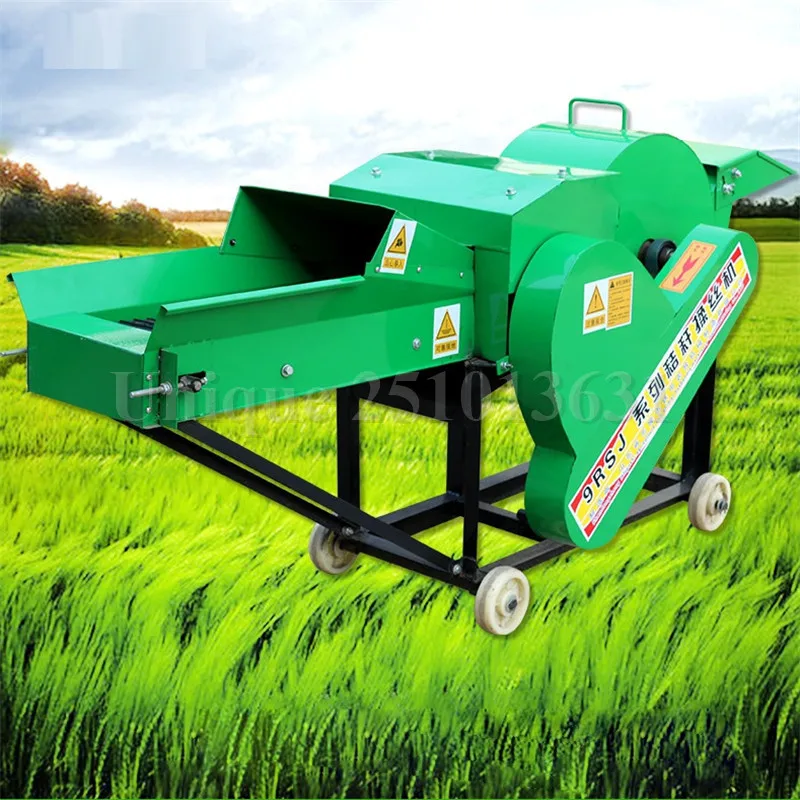 Livestock Breeding Straw Kneading Machine Feed Hay Crusher Stalk Grinder Feed Shredder Grass Corn Chaff Cutter tobacco herb grinder 3 layer spice grass grinder crusher hand muller herbal leaf smoke cutter smoking pipe cigarette accessories