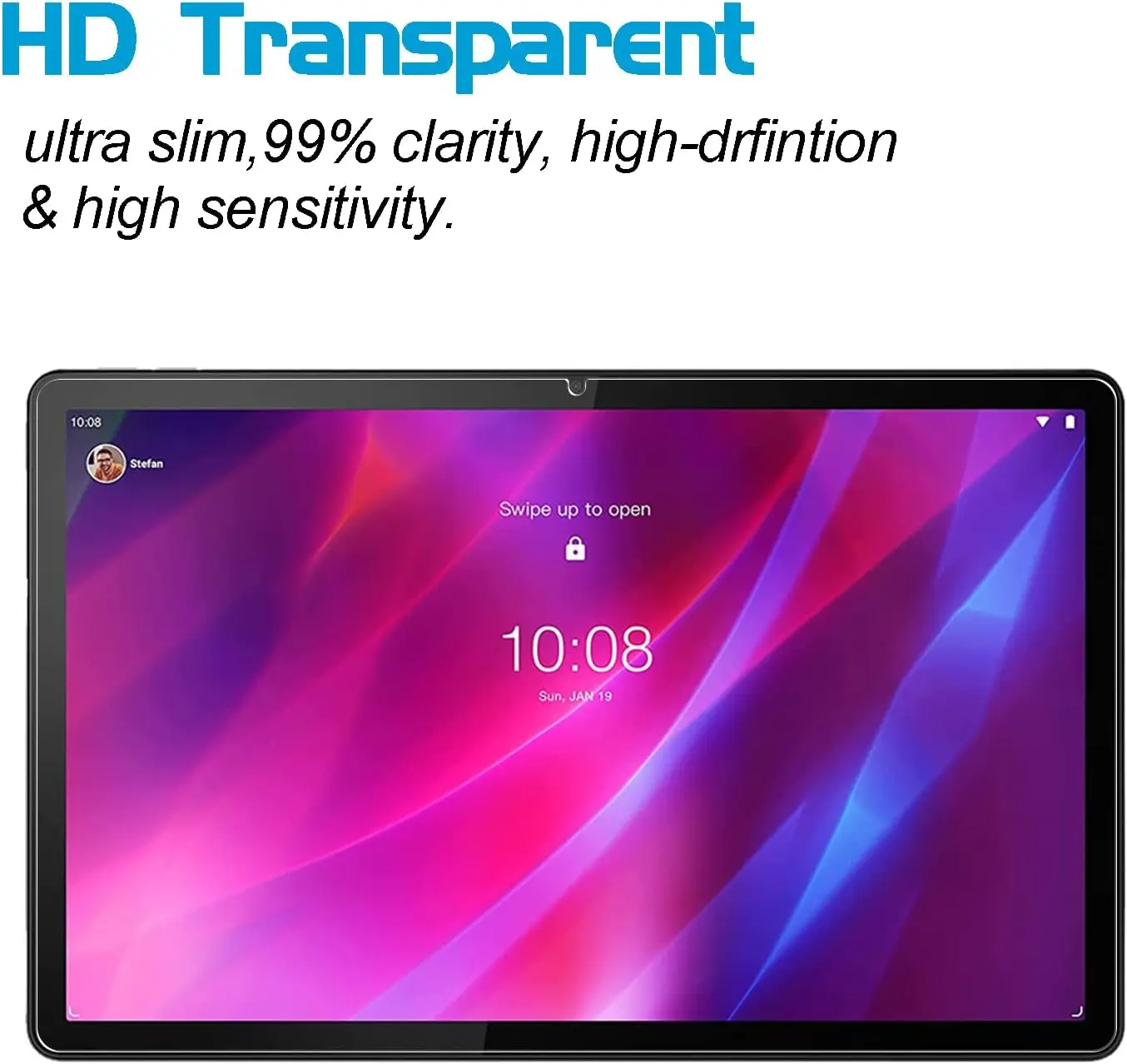 Protetor de Tela de Vidro Temperado para Lenovo Tab Película Protetora Anti Risco Transparente 11 2023 Tb-j616f Tb-j607f P11 Plus Pcs - Imagem 5