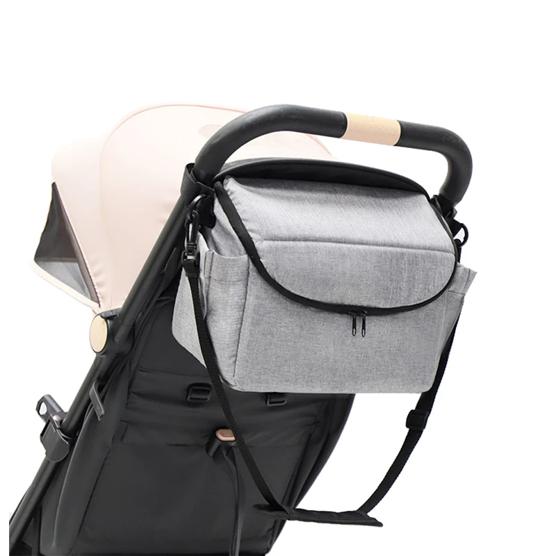 

Органайзер для принадлежностей для коляски, вместительная сумка-подвеска из льняной ткани на плечо для переноски мамы, Детские аксессуары