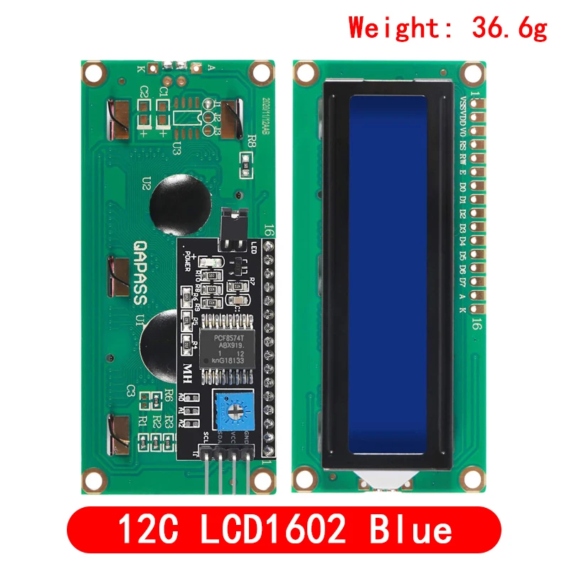 LCD Display Module LCD module Blue Green screen IIC/I2C 1602 for arduino 1602 LCD UNO r3 mega2560 LCD1602+I2C