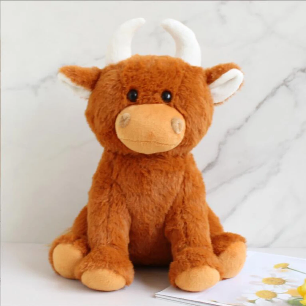 Highland Cattle Cow Stuffed Children Plush Toy