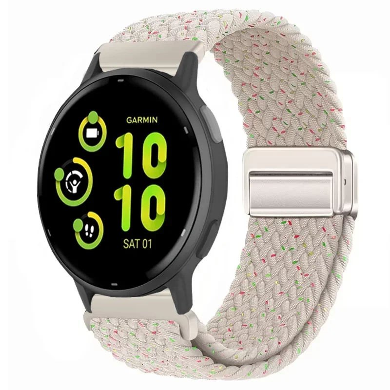 Enhanced Nylon Strap with Adjustable Magnetic Wristband, Available in 20mm and 22mm Sizes