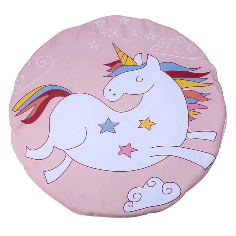 

HUYU Round Carpet Game Pad Kids Playmats Baby Kids Crawling Blanket Gym for Play Mat