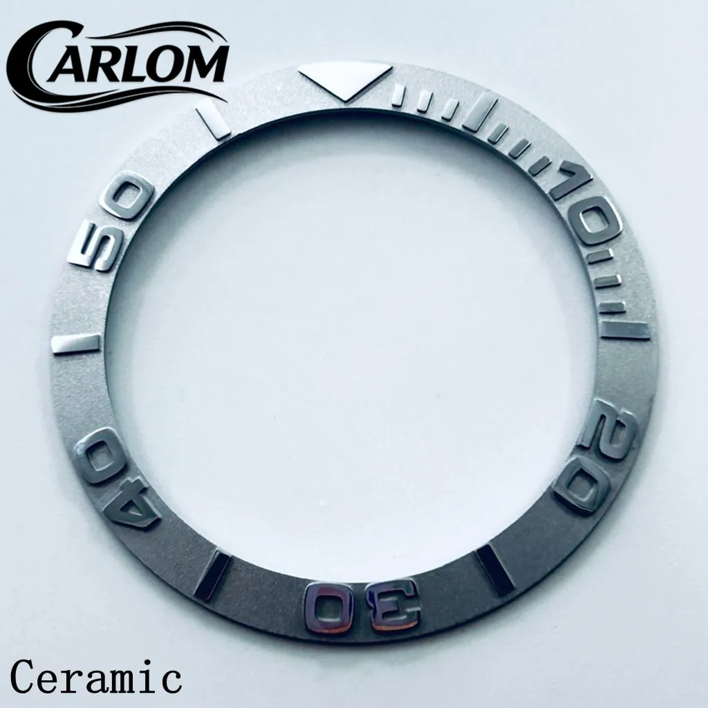 Black Blue Green Gray Ceramic Aluminium Sloping Bezel Insert