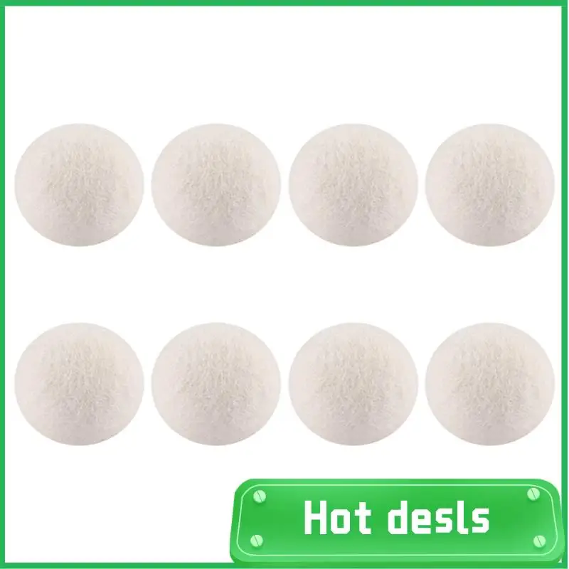 LUDA 8-Pack Premium Wool Dryer Balls XL,Handmade,Eco-Friendly,All-Natural Fabric Softener