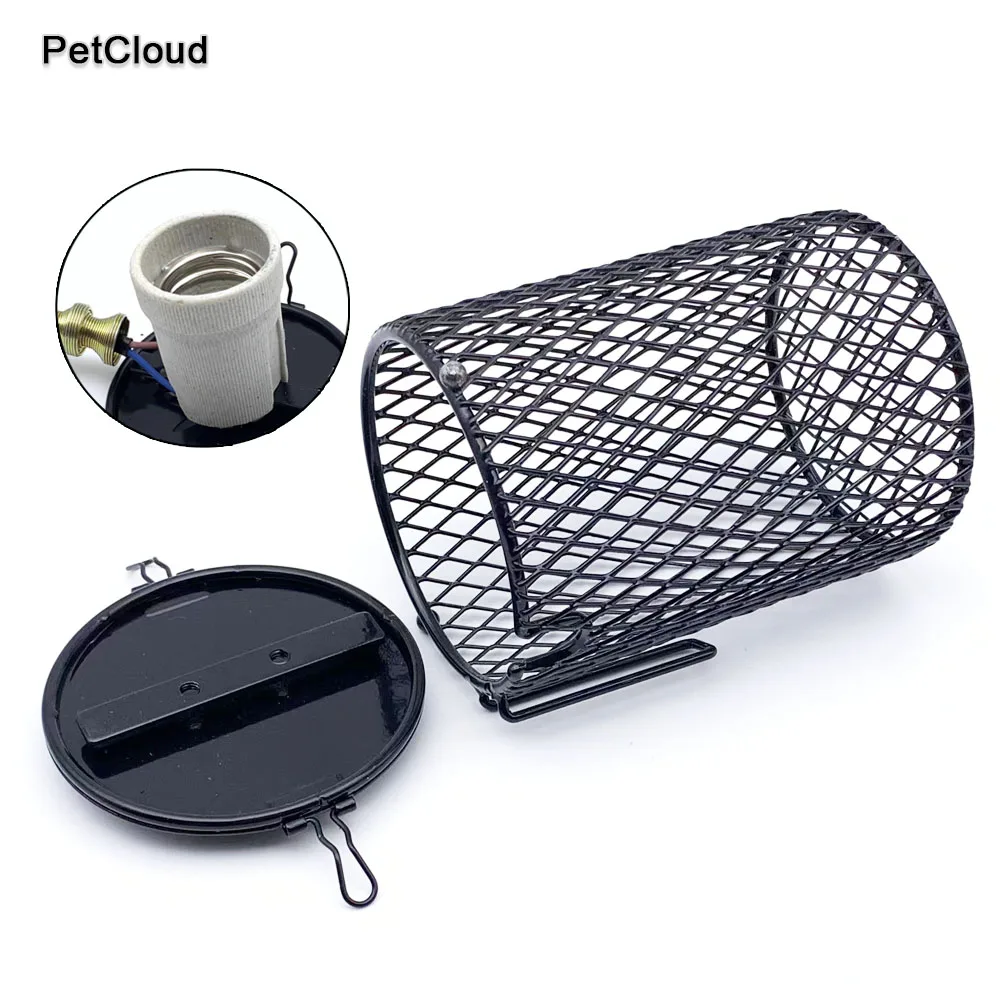 Pet Heat Lamp Lampshade Pets Brooder Reptile Calcium Supplement Lamp Prevent Electric Shock Scald Shade Bird Accessories
