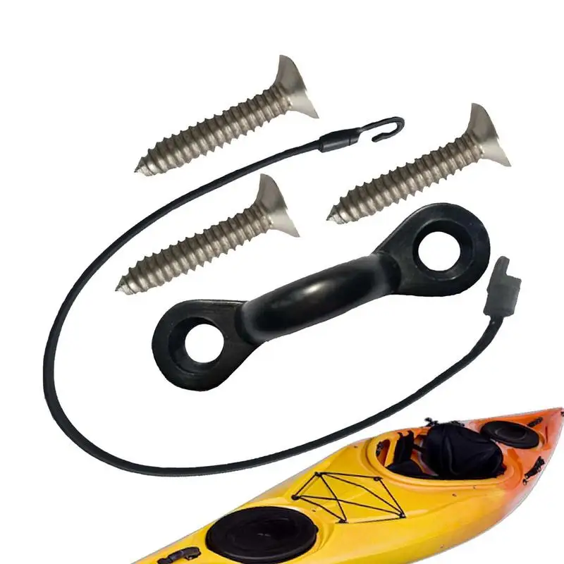 

Kayak Fixing Kit Kayak Deck Rigging Hardware Portable Kayak Accessories For Fishing Camping Surfing Black Rigging Kit For