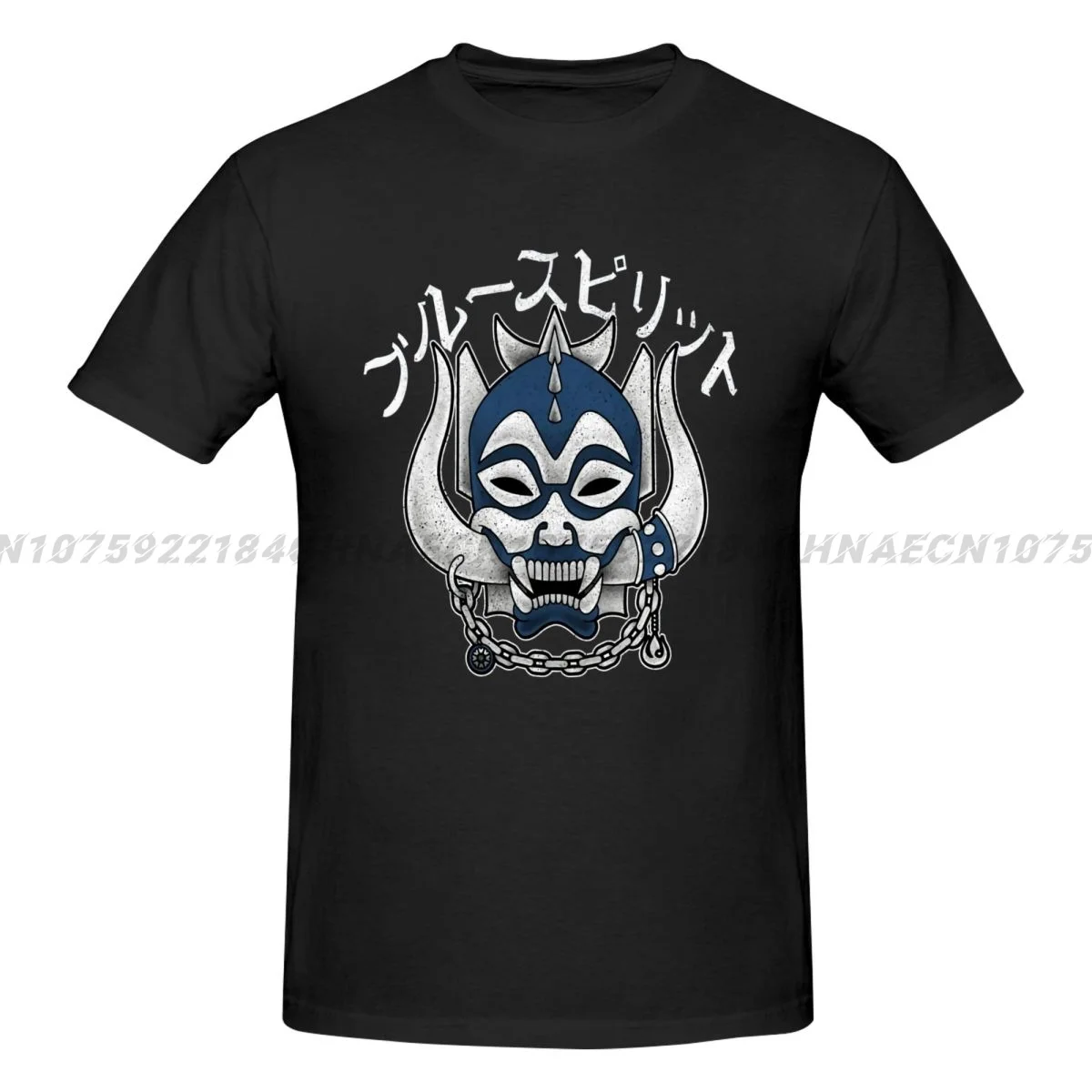 Top Sale Last Airbender Blue Spirit Print Maglietta Allentata Casual Harajuku T-Shirt Unisex
