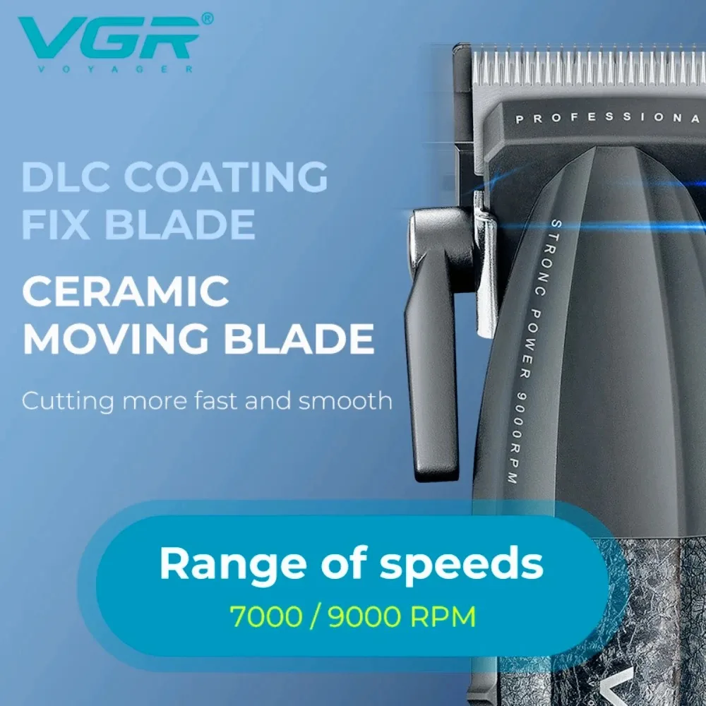 VGR مكينة حلاقه رجالي ماكينة قص شعر كهربائية الأكث...