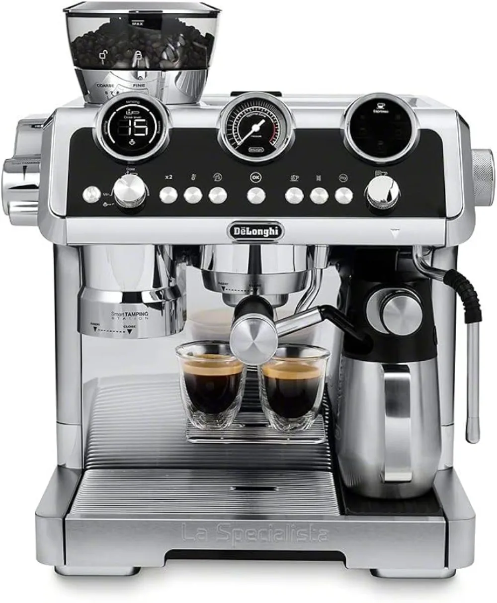 

De'Longhi EC9665M La Specialista Maestro Espresso Machine, Stainless Steel, Silver,Black
