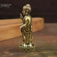 Lotus Figurines Enshrines Statue Home Decor Ornaments Resin Craft Zen Meditation Room Decoration Spiritual Gift Desk - Image 2
