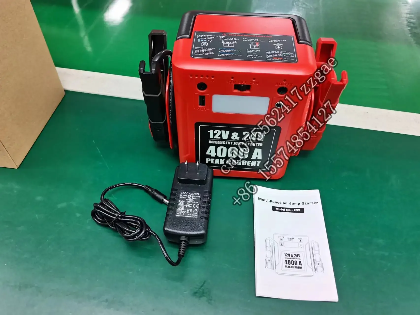 4000A Engine Emergency Tool baseuse car jump starter 42000mAh 12V /24V super capacitor jump starter