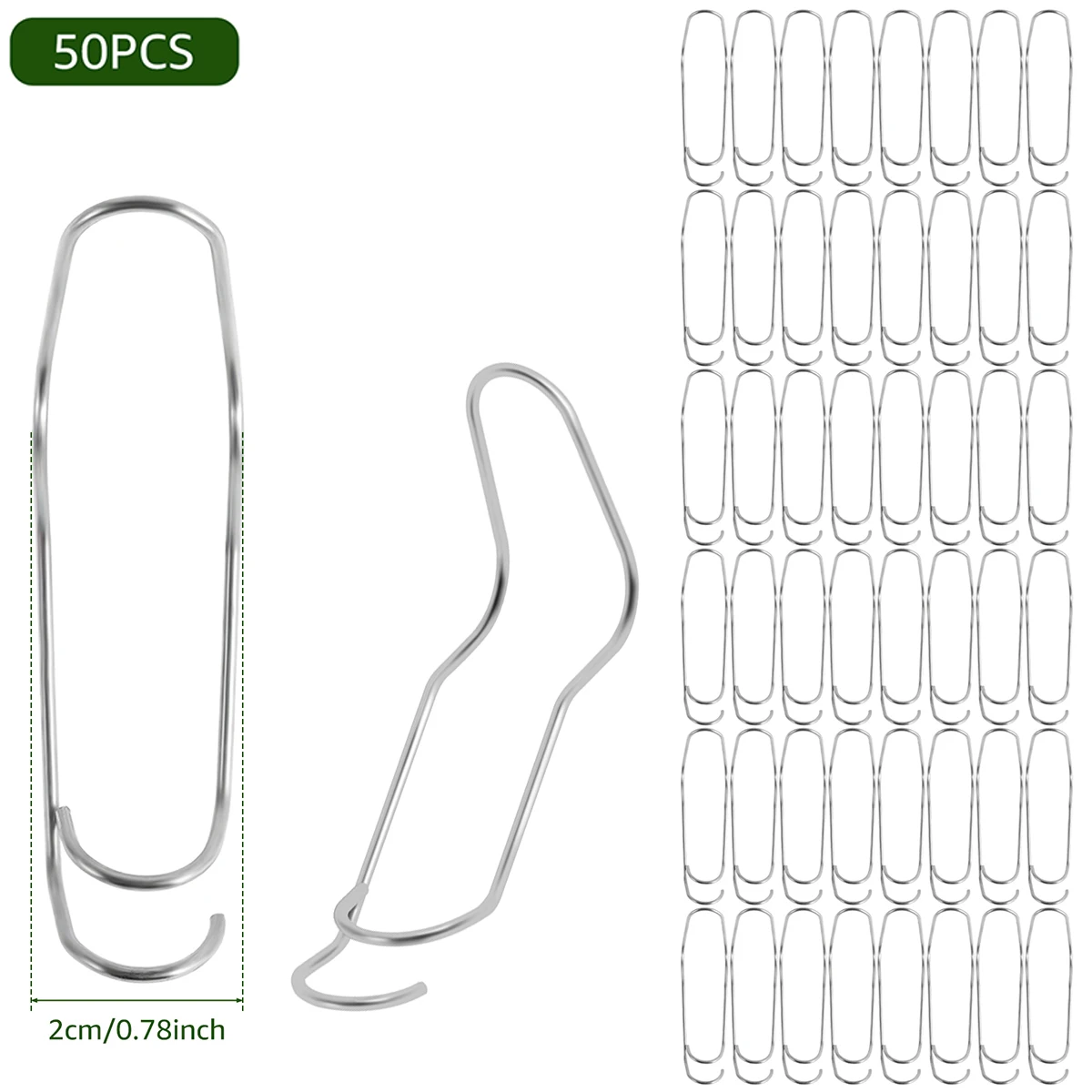 Fibbie di collegamento per piante, 50 pezzi, strumento di fissaggio per supporto per tubi da arrampicata, fibbie di collegamento per traliccio per piante, connettori per pali da giardino, clip per
