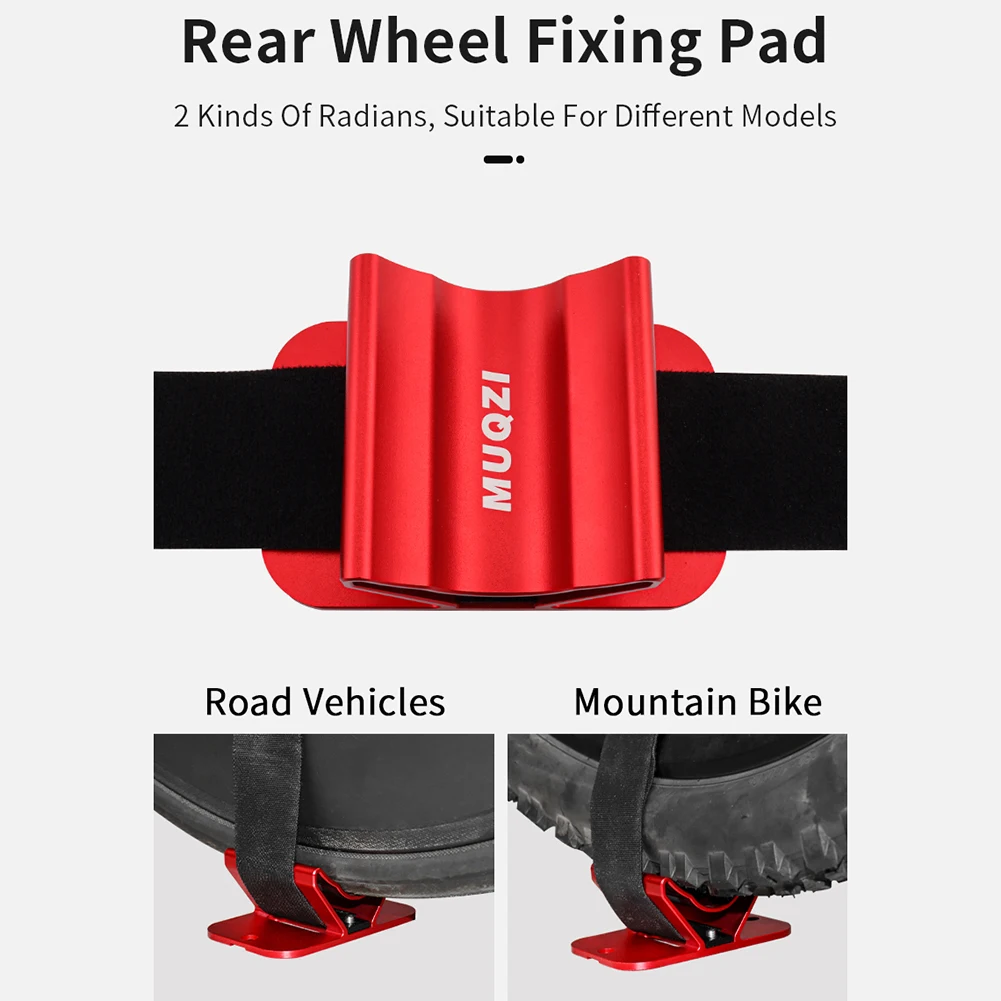 Aluminum Alloy Bicycle Holder Adapter Bracket Front Fork Rear Wheel Luggage Rack Fixed Quick Install Accessories