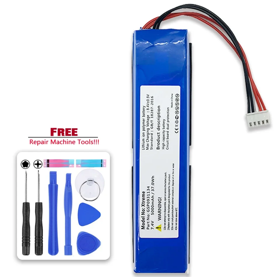 Batteria Gsp0931134 5000Mah Per Altoparlante Jbl Xtreme Xtreme 1 Xtreme1