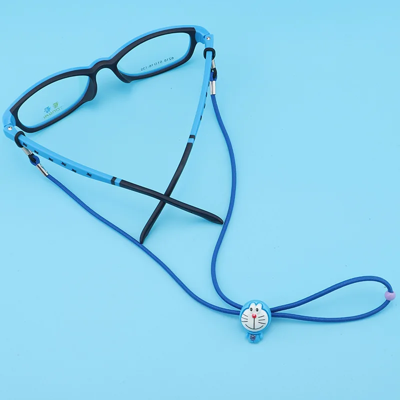 Cute Cartoon Pattern Children's Amblyopia Myopia Elastic Glasses Rope Eyeglass Holder Neck String Eyewear Chain