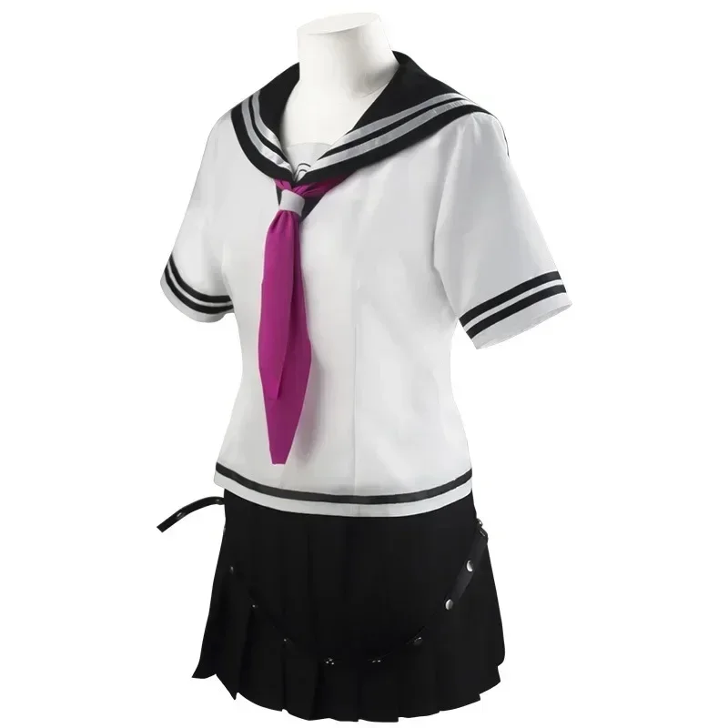 Danganronpa: Ibuki Mioda | White Uniform Costume Set Cosplay 25 Danganronpa-Inspired Ibuki Mioda School Uniform Costume for Cosplay Events