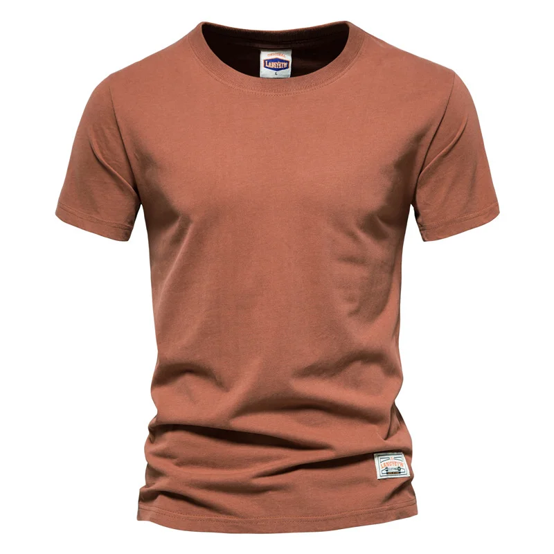 cotton t shirts 100% Cotton Long Sleeve T shirt For Men Solid Spring Casual Mens T-shirts High Quality Male Tops Classic Clothes Men's T-shirts shirt T-Shirts