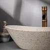 On-stage basin Antique washbasin Ceramic art retro washbasin Household bathroom Washbasin Outdoor 4