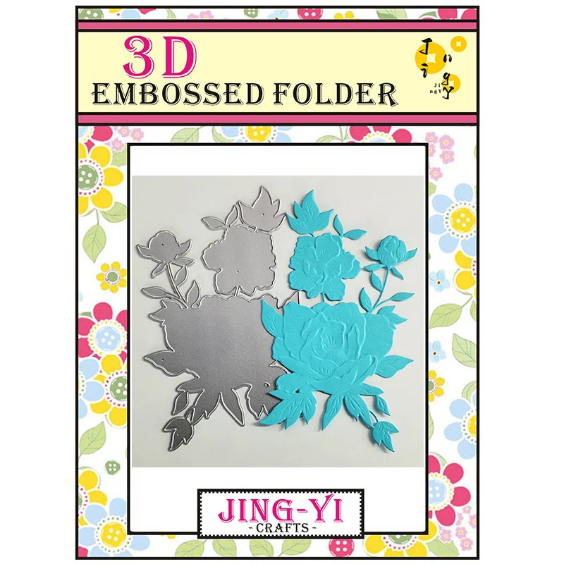 3D 엠보싱 폴더 스크랩북 도구, DIY 공예 용품, 사진 앨범-앨범 장식 카드 배경, 다이 재료, 2 종 세트
