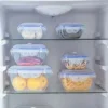 Vacuum Food Containers Microwave Safe Storage Box Fresh-Keeping Sealing Box Transparent Storage Container Fridge Food Dispenser 6