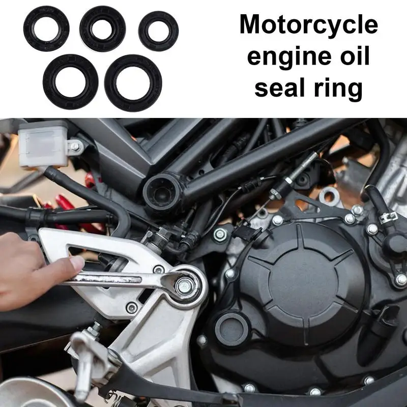 

Fork Oil Seal Motorcycle Engine Oil Seal Set Motocross Dust Sealed Ring Motorbike Damper Shock Absorber Seal Scooter Accessories