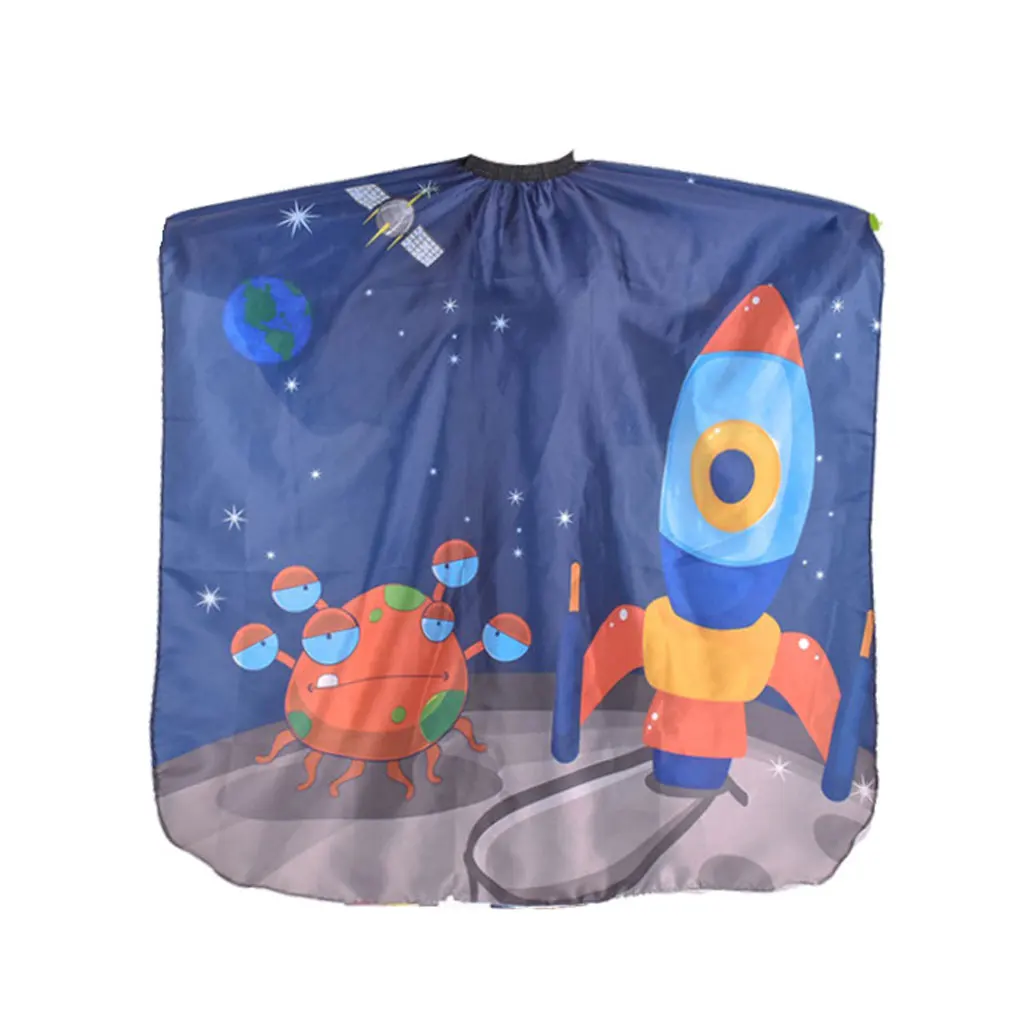 Children s Haircut Cape Apron Space Barber Salon Hairdressing Gowns Comfortable Fabric Household Kids Child Styling Haircut Cape Hair Cutting Cape