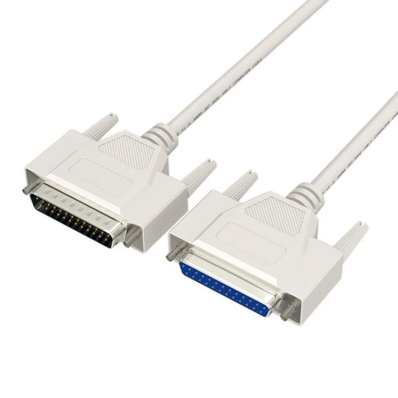 

25Pin DB25 Parallel Male To Female LPT Printer DB25 M-F Cable 1.5M Computer Cable Printer Extending Cable 25 Pin LPT