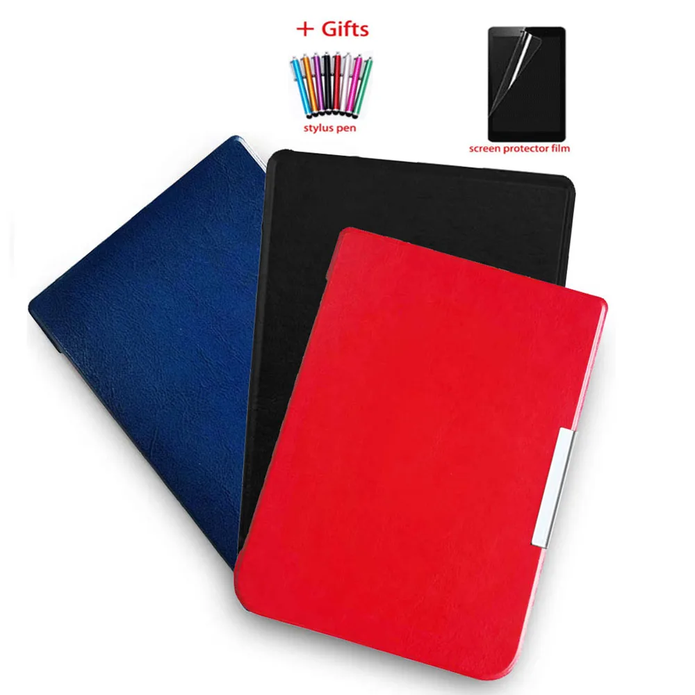 Smart Cover para Inkpad Color Pro Ereader Estojo de Couro com Magnético Auto Dormir e Awake Inkpad Pocketbook 741