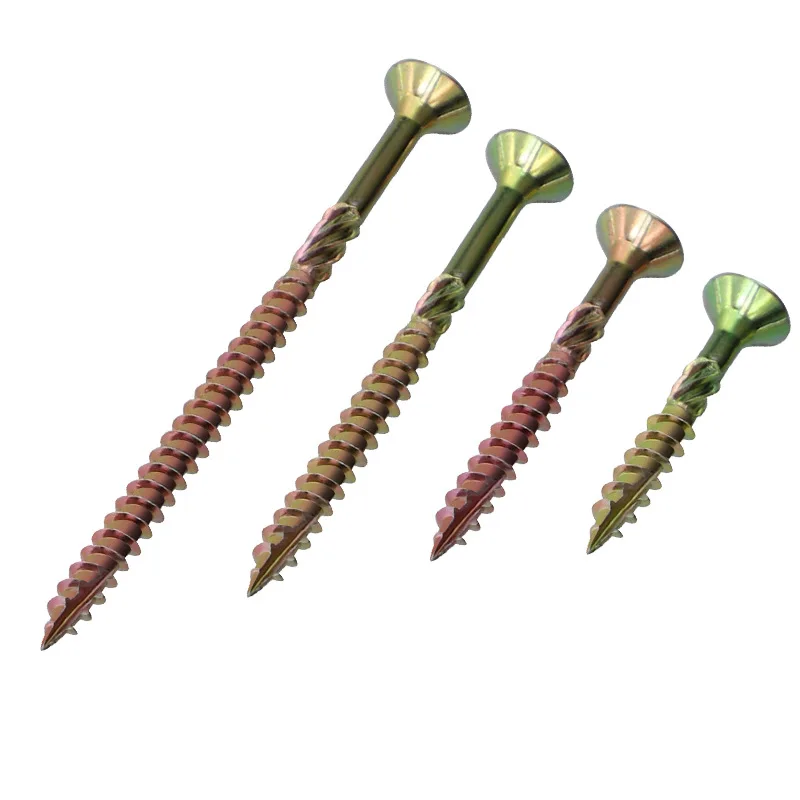 100pcs Wood Screws T25 35/45/60/80mm Flat Head Self Tapping Screws Torx