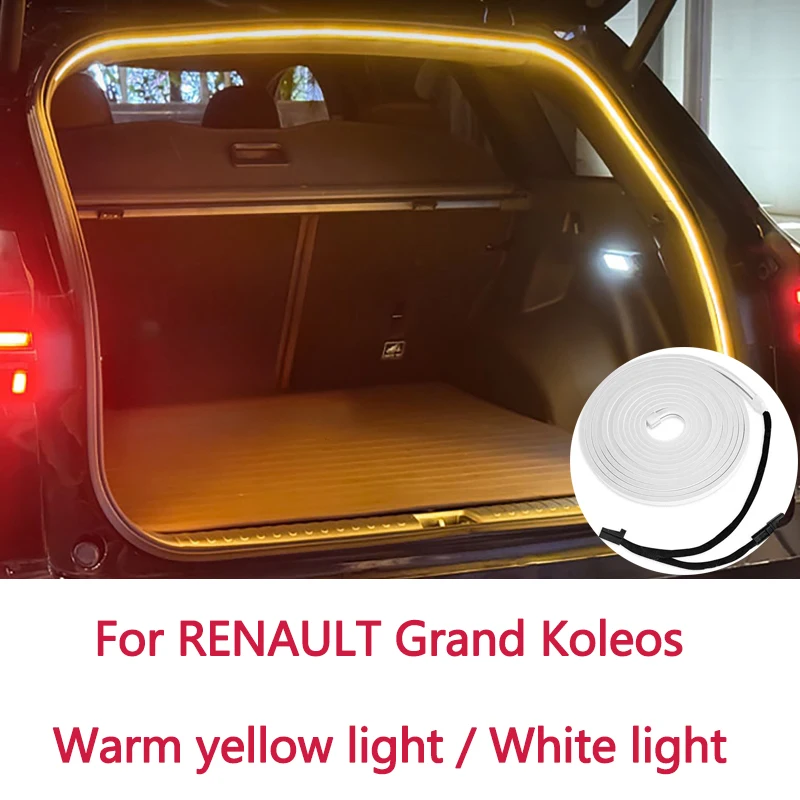 Für RENAULT Grand Koleos Hinten Stamm LED Licht Bar Streifen Stamm Innen Dekorative Lampe Streifen Automatische Gepäck Atmosphäre Licht