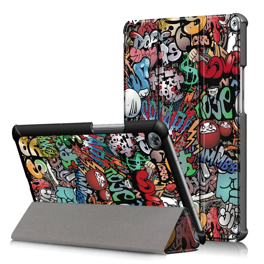 Premium Tri-Fold 360° Rotating Leather Tablet Case with Stand and Flip Cover