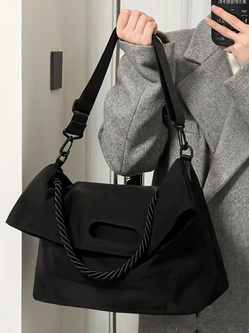 

Large Capacity Women Bag Handbags Luxury Designer Female Nylon Tote Casual Shoulder Messenger Bags for Women Black 2023